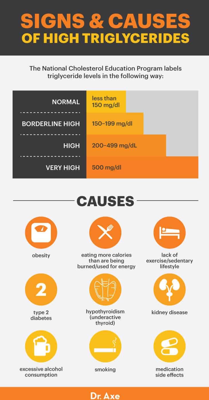 Signs and causes of high triglycerides - Dr. Axe